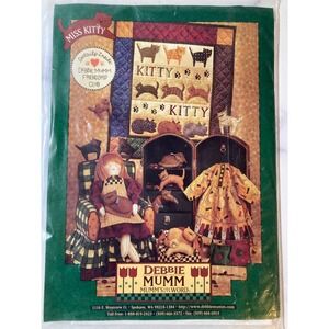 Debbie Mumm Miss Kitty Friendship Club Doll and Wallhanging Sewing Pattern